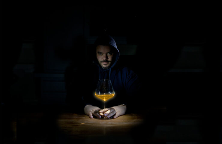 Dark side of white wine