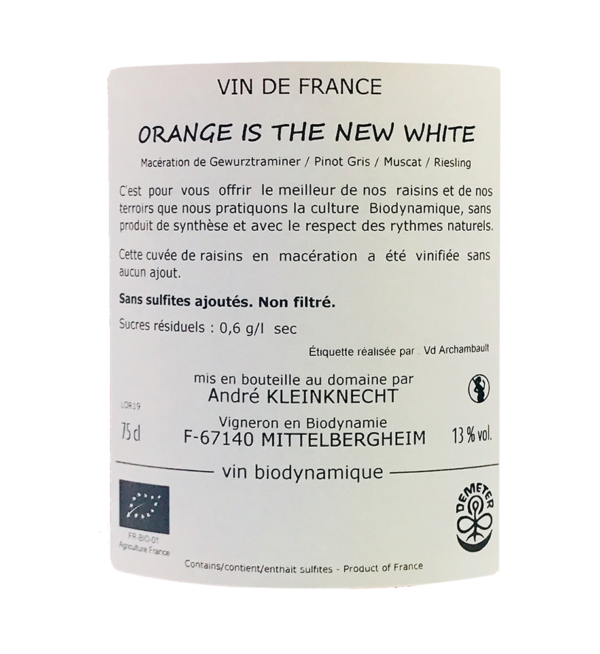 Kleinknecht Orange is the new white