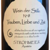 Strohmeier Wein der Stille No. 8 Label