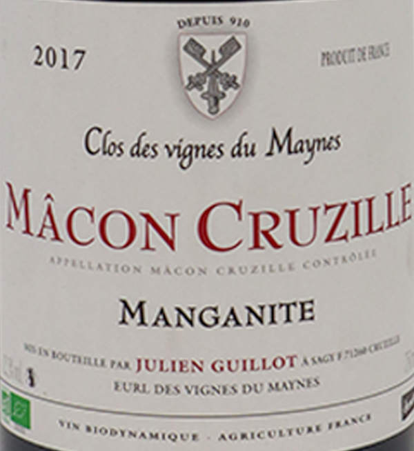 Clos des Vignes du Maynes Manganite 2017