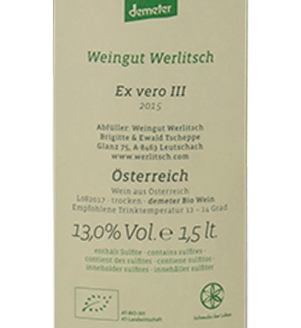 Werlitsch Ex Vero III 2015