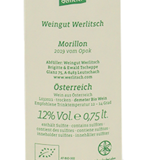 Weingut Werlitsch Morillon vom Opok 2019
