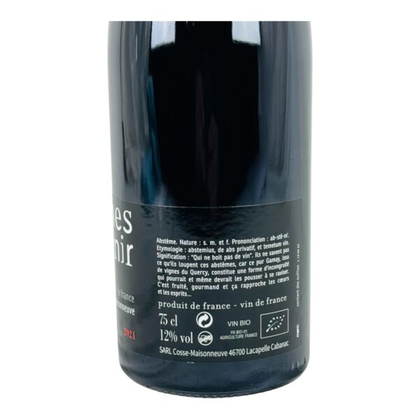Domaine Cosse Maisonneuve, Abstèmes s`abstenir (Vdt), 2021