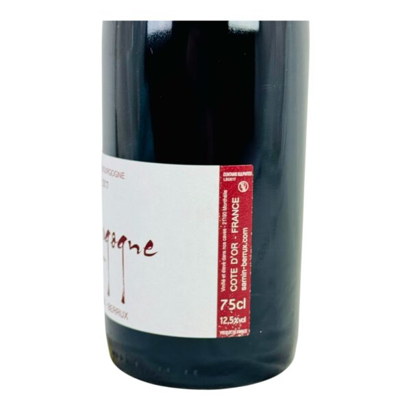 Sarnin-Berrux, Bourgogne Rouge, Bourgogne AOC 2017